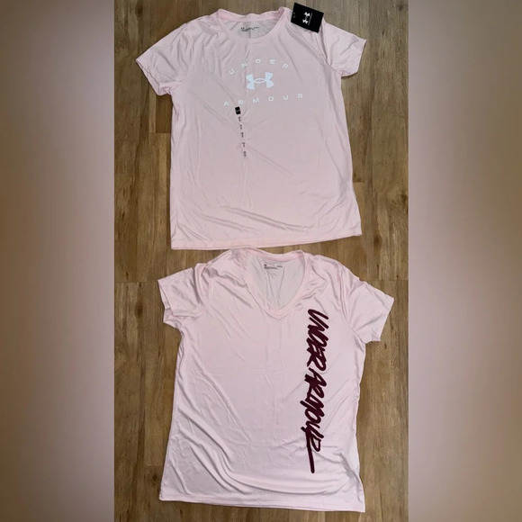 UNDER ARMOUR TSHIRTS BUNDLE PINK SIZE LARGE - Picture 1 of 2
